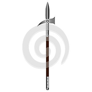 Isolated spear illustration