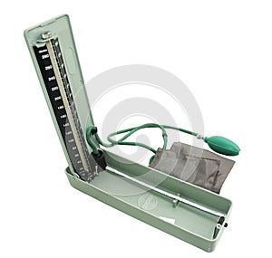 Isolated Sphygmomanometer with clipping path