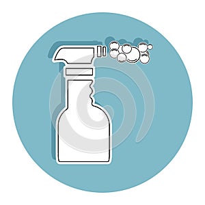 Isolated spray bottle icon
