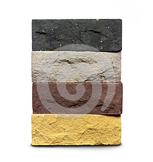 Isolated stack silicate bricks
