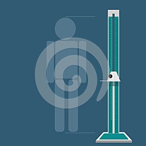 Isolated stadiometer