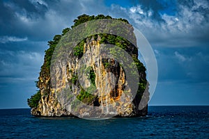 Isolated and Stand Still Rocky Mountain PHI PHI Island Phuket