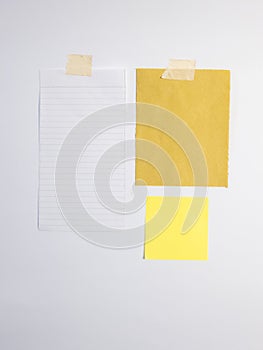 Isolated Stationery Arrangement on White Background for Creative Projects