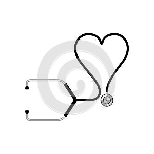 Isolated stethoscope icon