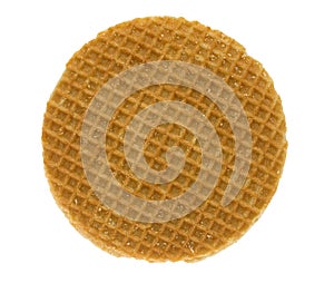 Isolated stroopwafel