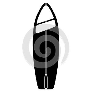 Isolated surfboard icon