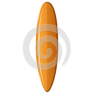 Isolated surfboard illustration