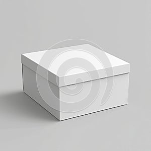 An isolated tall rectangle blank box with a grey background in white.