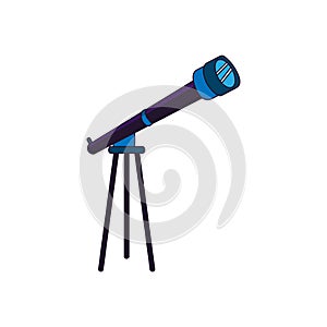 Isolated telescope icon