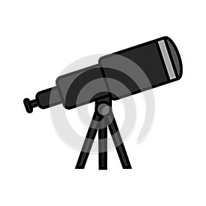 Isolated telescope icon