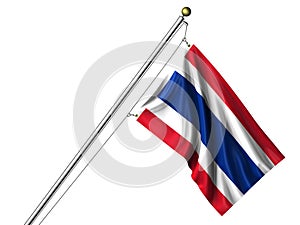 Isolated Thai Flag