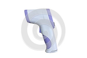 Thermo Scan on White Background