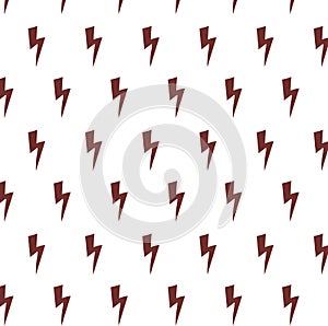 Isolated thunders background vector design