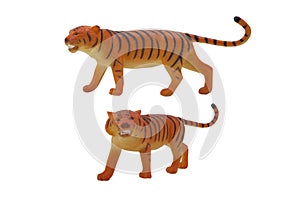 Isolated tiger toy photo.