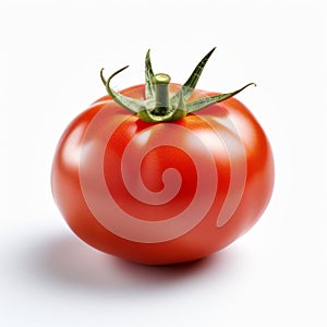 Isolated Tomato On White Background - Zeiss Batis 18mm F2.8 Inspired