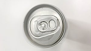 Isolated at the top of soft drink can