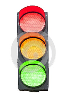 Isolated traffic light