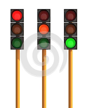 Isolated Traffic Lights
