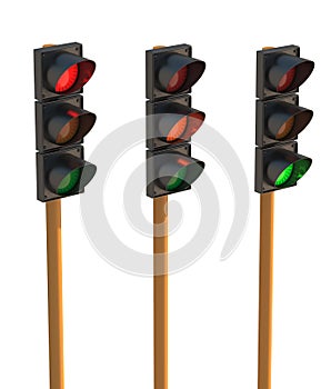 Isolated Traffic Lights