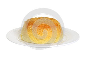 Isolated treacle pudding