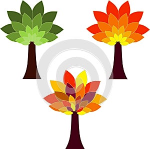 Isolated Tree Illustrations, Fall Tree, Green Tree