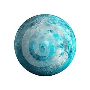 Isolated Uranus Isolated on Transparent Background, Generative Ai