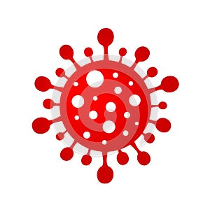 Isolated vector Corona Virus COVID-19 symbol