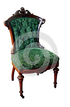 Isolated Victorian chair