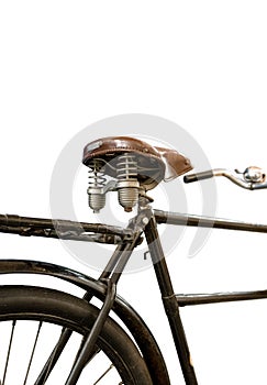 Isolated Vintage Bike