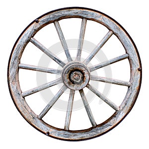 Isolated Wagon Wheel