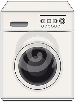 Isolated washing machine