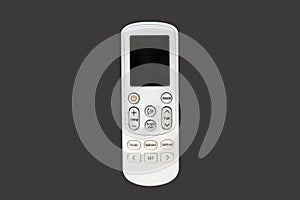 Isolated white air condition remote control with clipping path