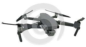 Isolated on a white background drone. Technology and hobbies