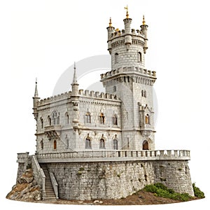 Isolated on white background