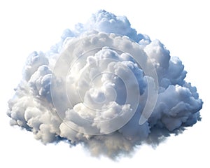 Isolated White Clouds photo