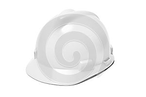 Isolated white helmet