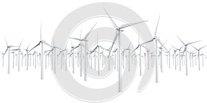 Isolated wind turbines