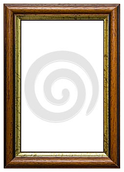 Isolated wooden frame