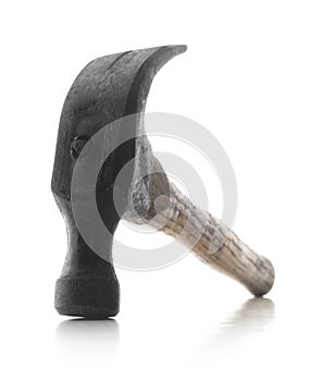 Isolated Work Tool Hammer On White