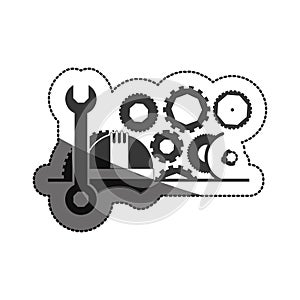 Isolated wrench and gears design