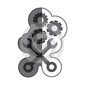 Isolated wrench and gears design