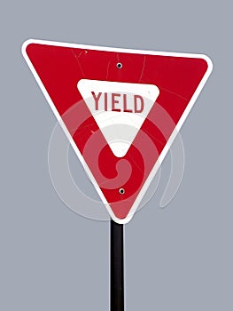 Isolated Yield Sign