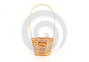 Isolating the basket on a white background