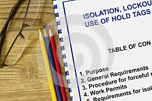 Isolation and use of hold tags