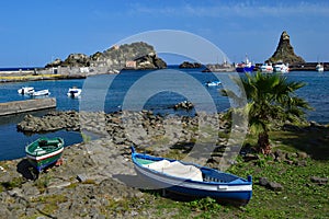 Isole dei ciclopi, Aci Trezza Sicily Italy