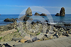 Isole dei ciclopi, Aci Trezza Sicily Italy