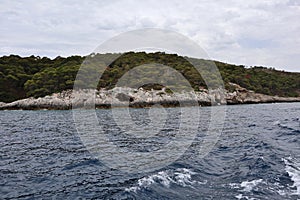 Isole Tremiti - Cala dello Zio Cesare dalla barca photo