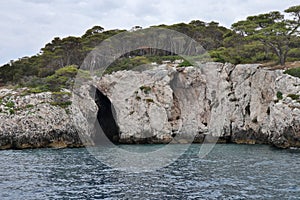 Isole Tremiti - Scogliera a Punta dello Zio Cesare dalla barca photo