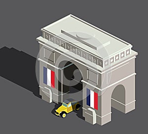 Isometric arc de Triomphe