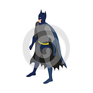 Isometric Batman Illustration